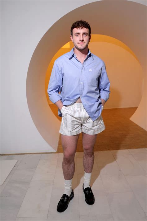 paul mescal gucci shorts|paul mescal summer shorts.